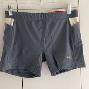 Tracksmith grey lane 5 shorts